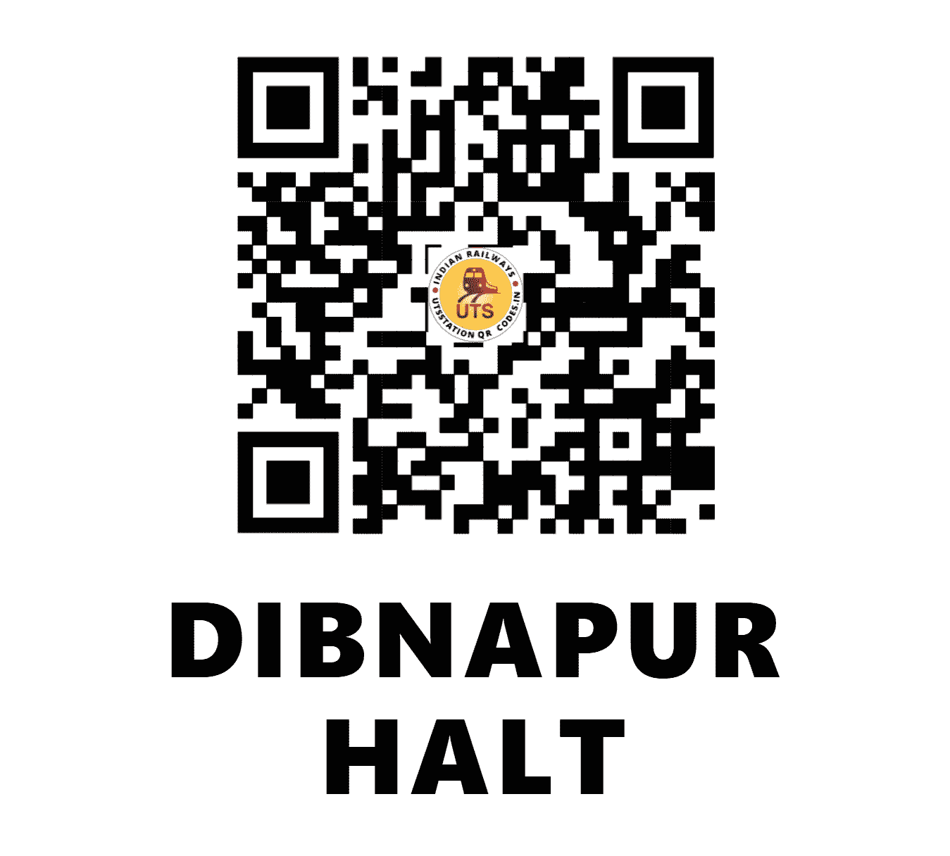 UTS QR Code for DIBNAPUR HALT - DBNR - NE (UTTAR PRADESH)